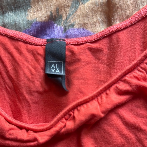 Alya Red Ruffle Bodysuit - Picture 3 of 8